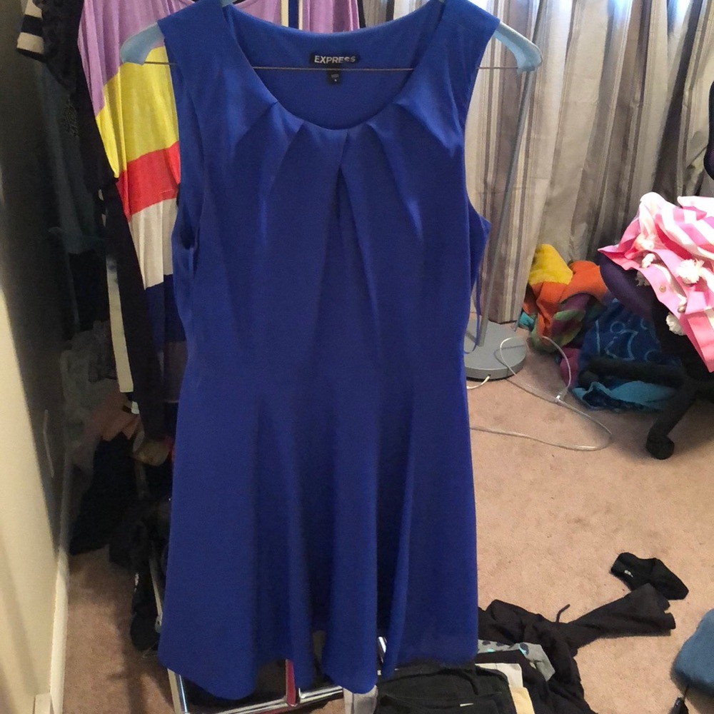 Royal blue dress